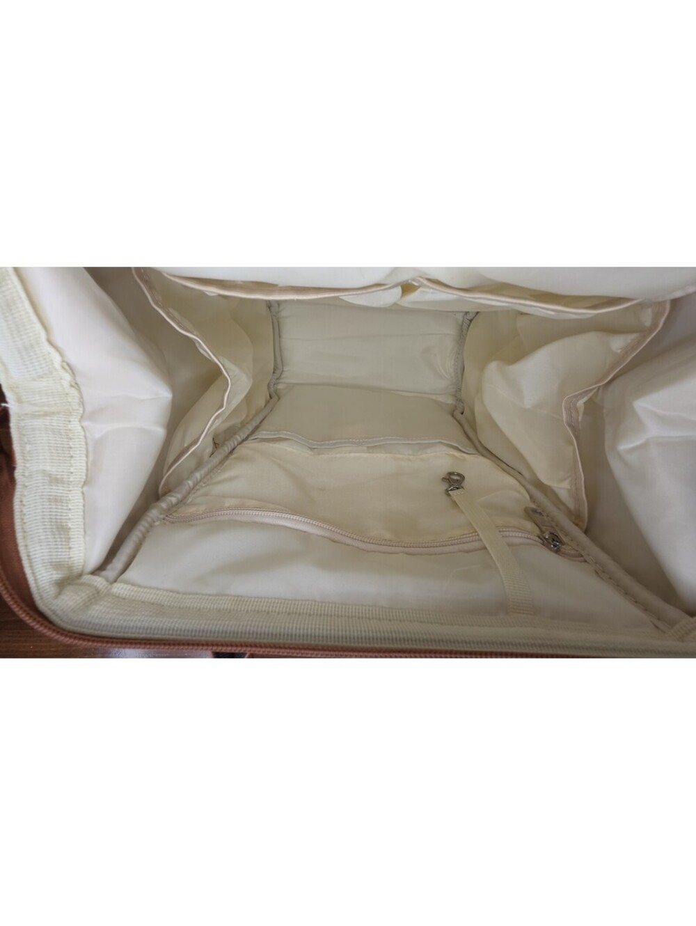 UPPER New York Vegan Leather Diaper Bag, Brown, # 63 - Picture 12 of 15